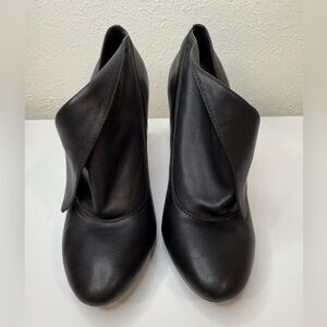 Coach Alexandra Soft Leather Black Ankle Boots, Size 5.5